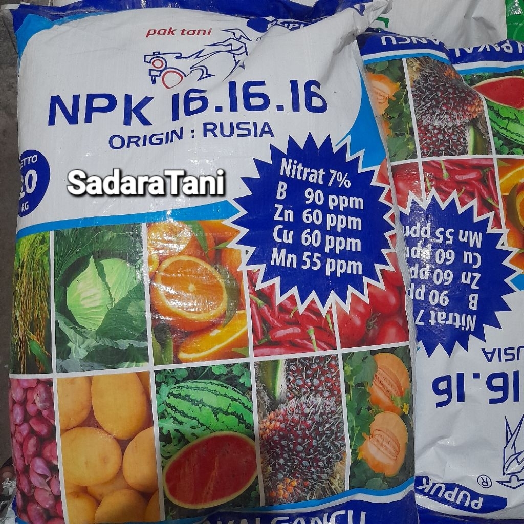NPK 16 16 16 PAK TANI + Unsur Mikro Kemasan "@50Kg YAAAA"