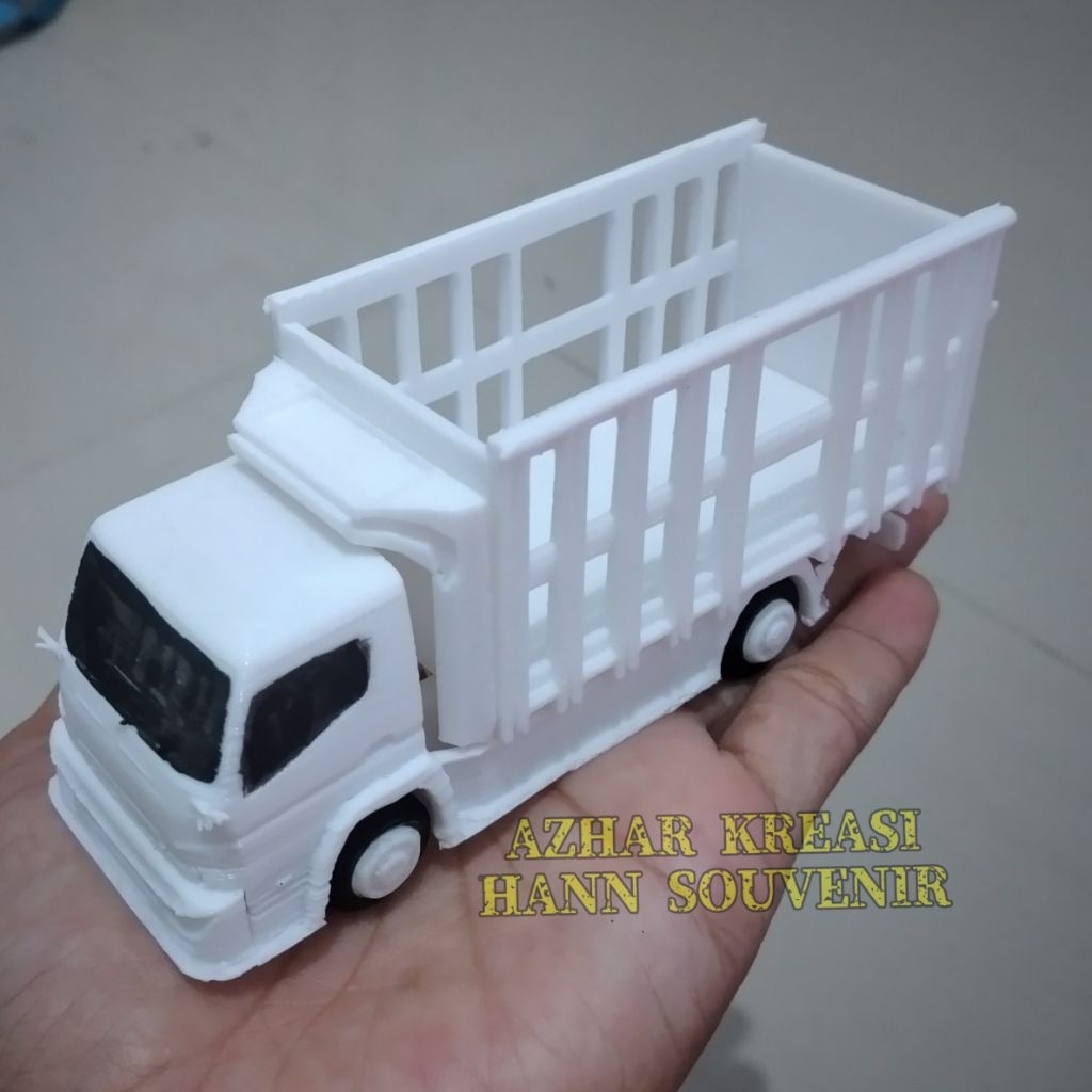 miniatur truk canter ayam mbois bisa request