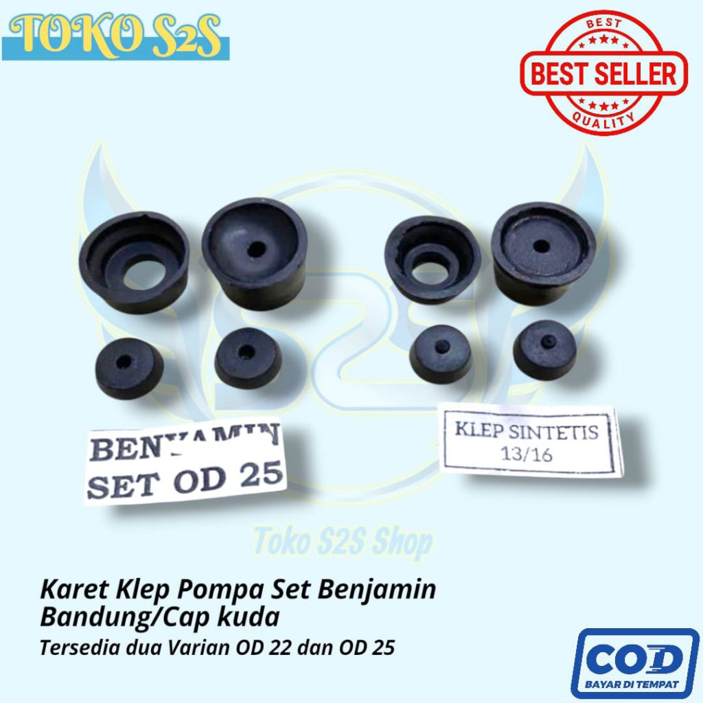 Karet Klep Pompa Set Bnjm Super / klep pompa set cap kuda