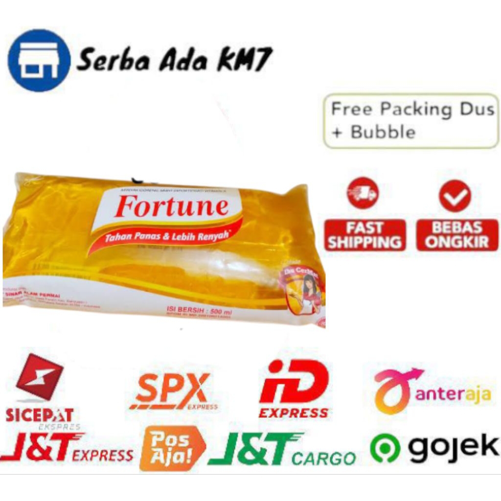MINYAK GORENG / MINYAK SAWIT MINYAK FORTUNE 500 ML