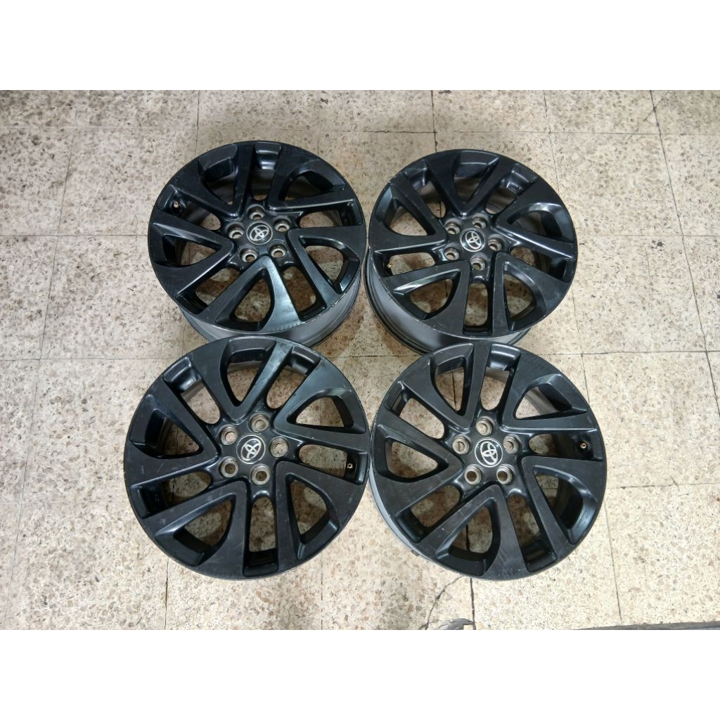 VELG MOBIL TOYOTA SIENTA RING 16 LEBAR 6 PCD 5X100 ORIGINAL.