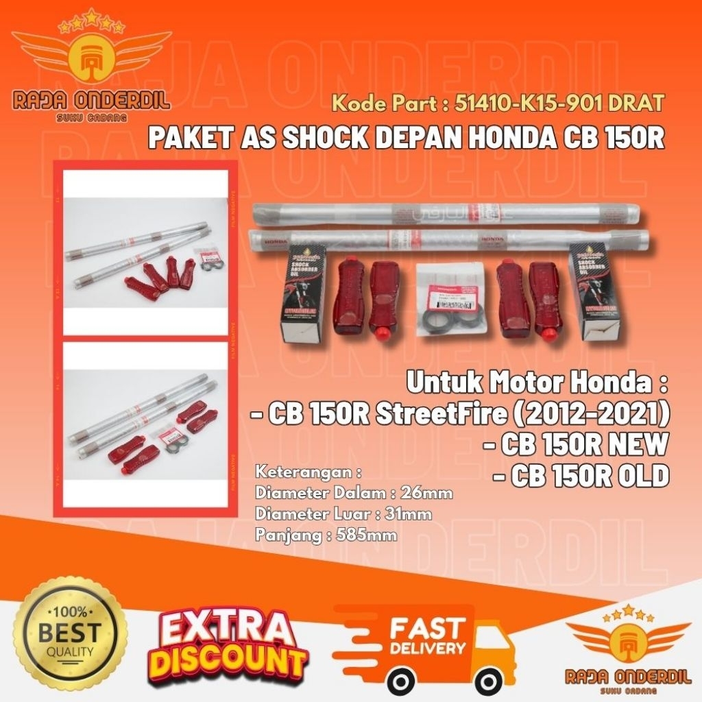 As Shock CB150R Old K15 – Shock Depan CB150R Original - Raja Onderdil