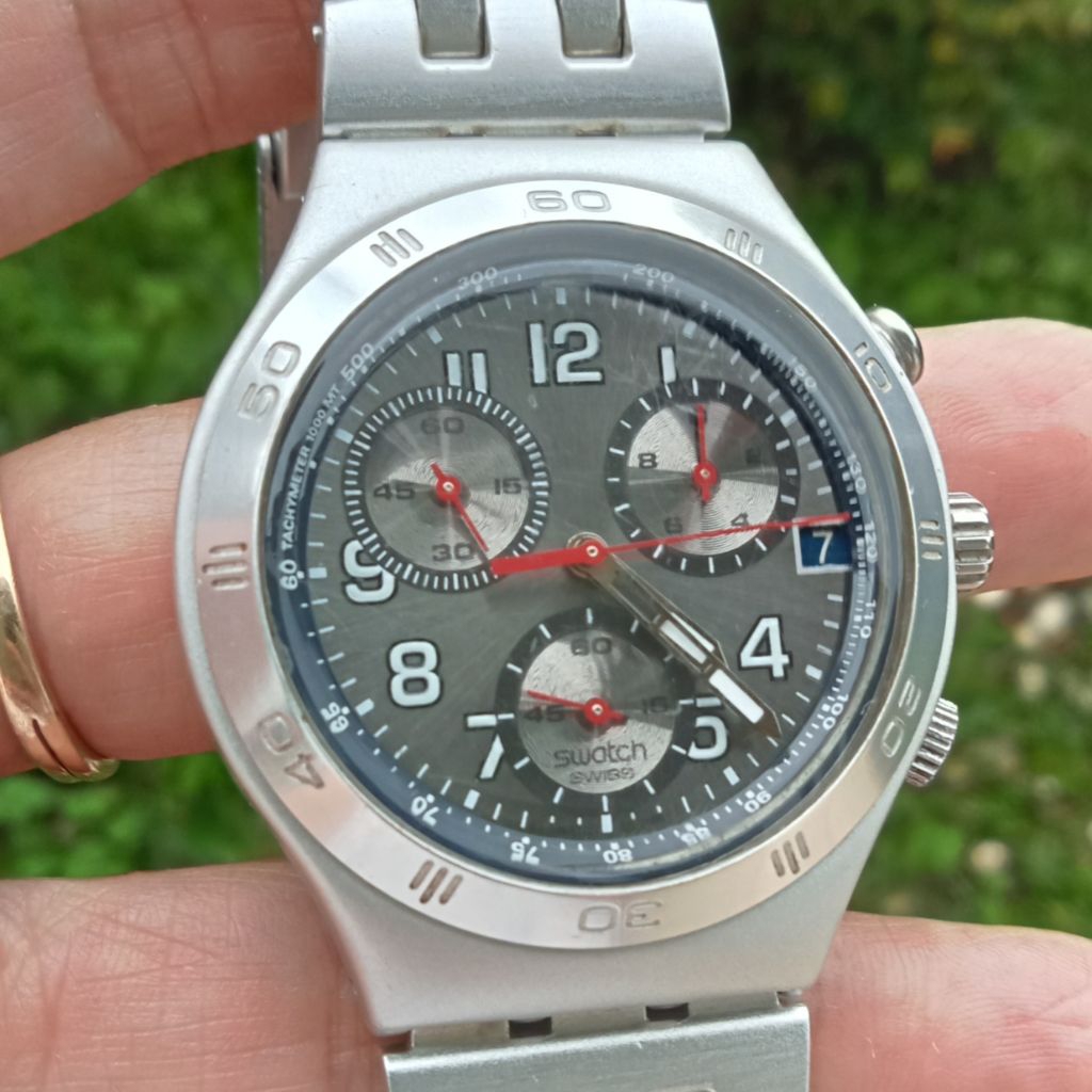 Swatch Irony Aluminium Crono AG 2006 Greyscale