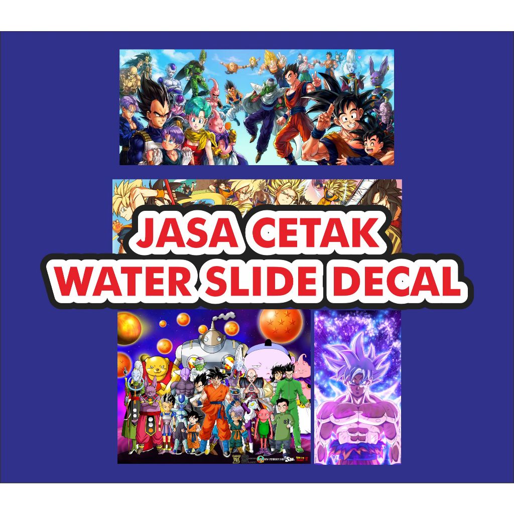 Water Slide Decal A3 Plus