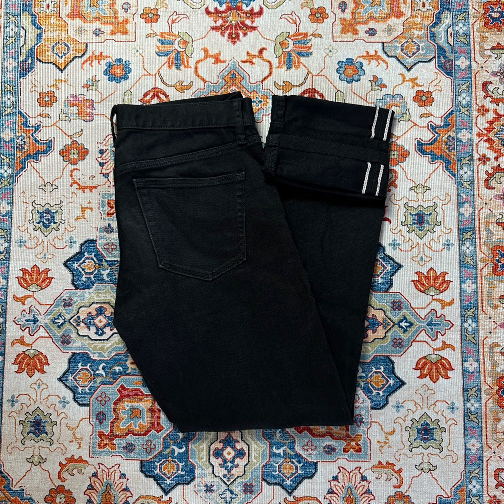 Uniqlo Selvedge Black
