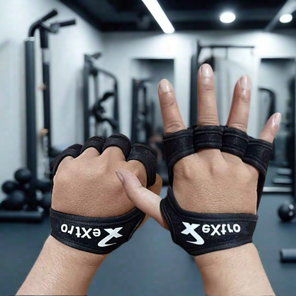 TERBARU Sarung tangan gym*sarung tangan gym EXTRO ANUGYM sarung tangan fitnes sarung tangan gym pria
