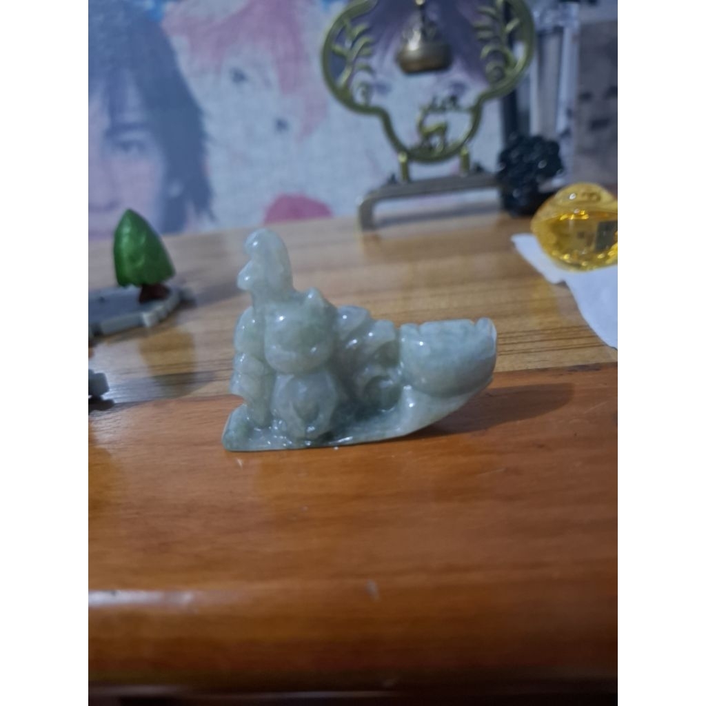 giok asli bentuk fox atau rubah