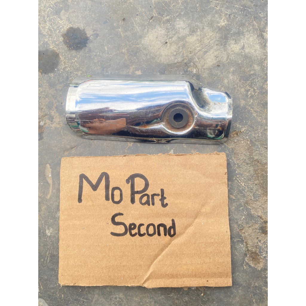 Cover tameng kecil depan knalpot muffler megapro primus mp original copotan motor