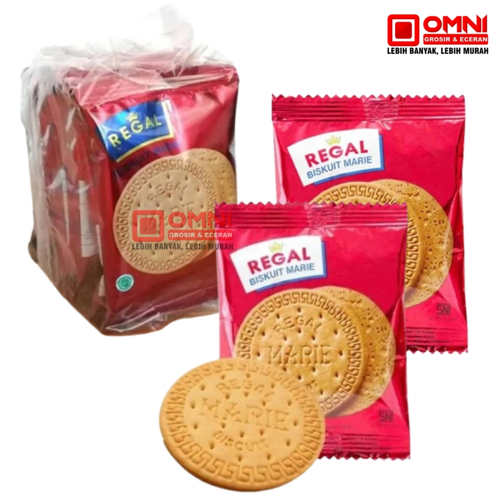 Regal Biskuit Marie Renceng 10 x 12 gr Biscuits Regal 10 Sachet