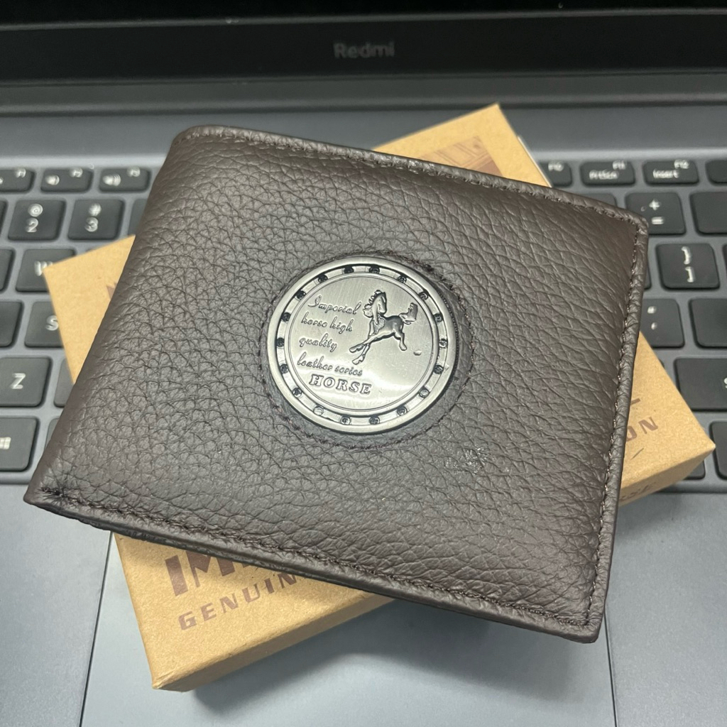 Dompet kulit pria IMPERIAL HORSE dompet lipat kulit sapi pria
