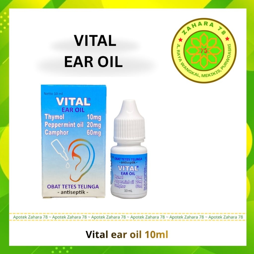 VITAL EAR OIL OBAT TETES TELINGA