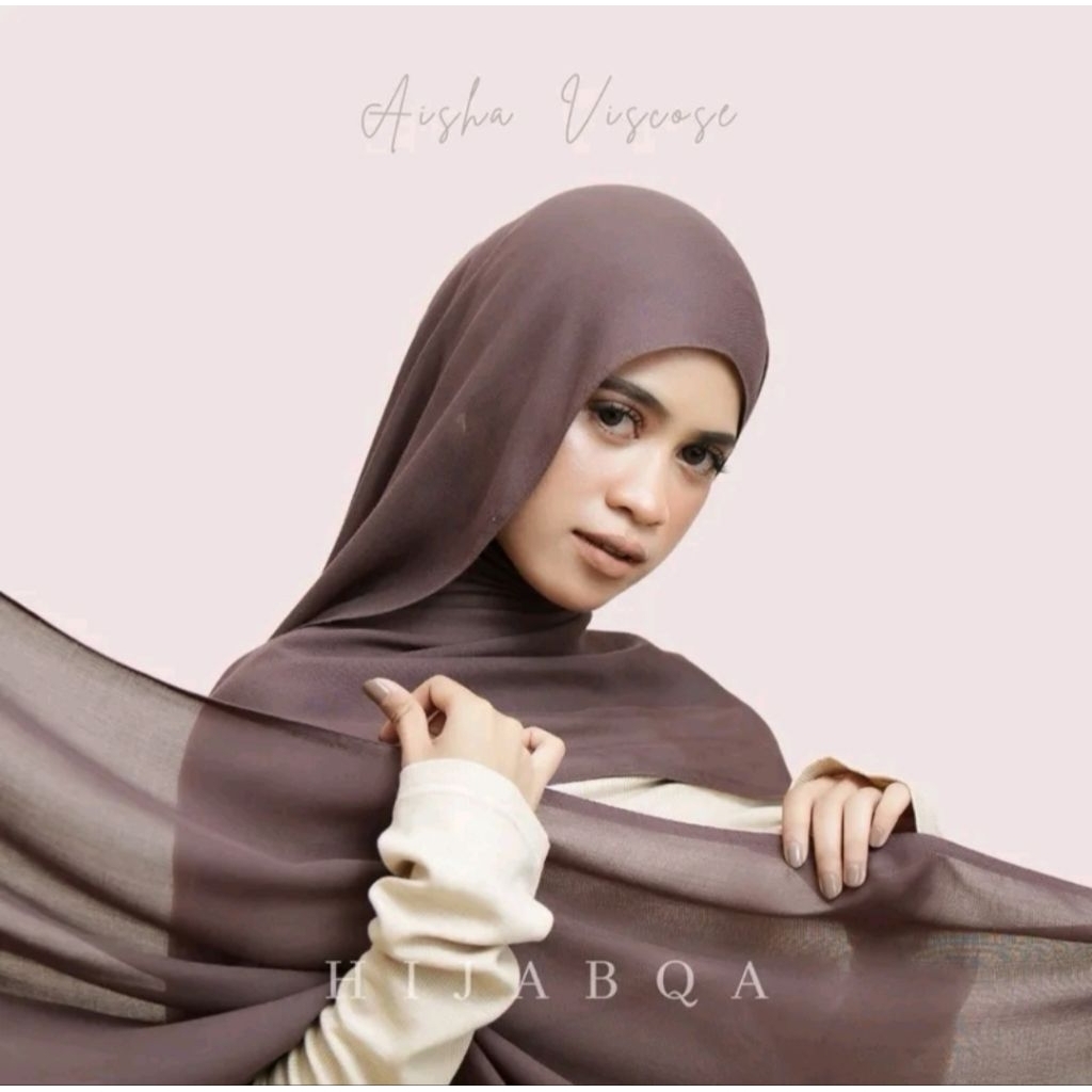 HIJABQA - PASHMINA VISCOSE AISHA (Aisha Ibrahim x  Hijabqa)