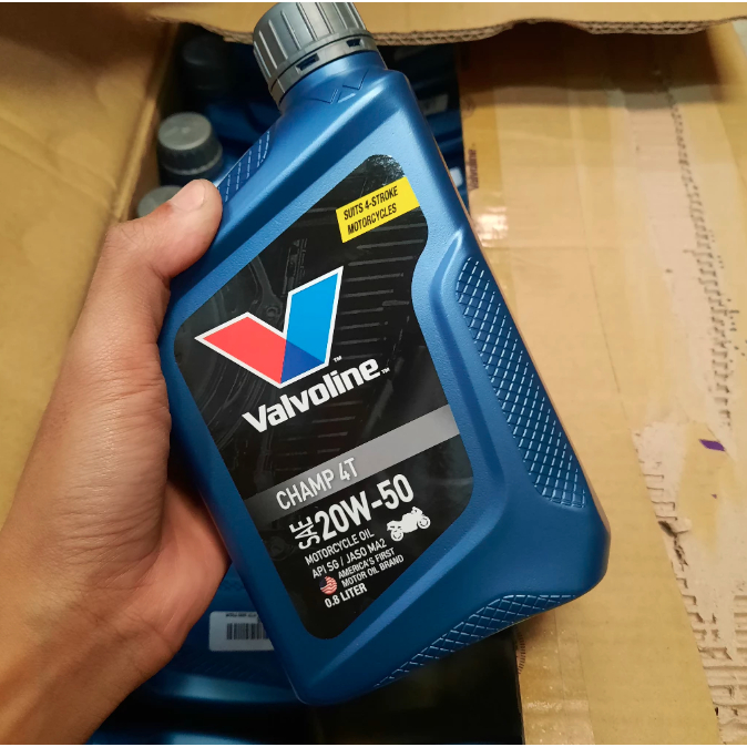 OLI VALVOLINE CHAMP 4T 2W-50 20W-40 API SG / JASO MA2 ORIGINAL 800ML 1L