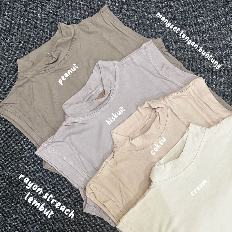 Manset Baju Tanpa Lengan Manset Yukensi Inner Buntung Bahan Rayon Premium Ukuran M L XL  XXL