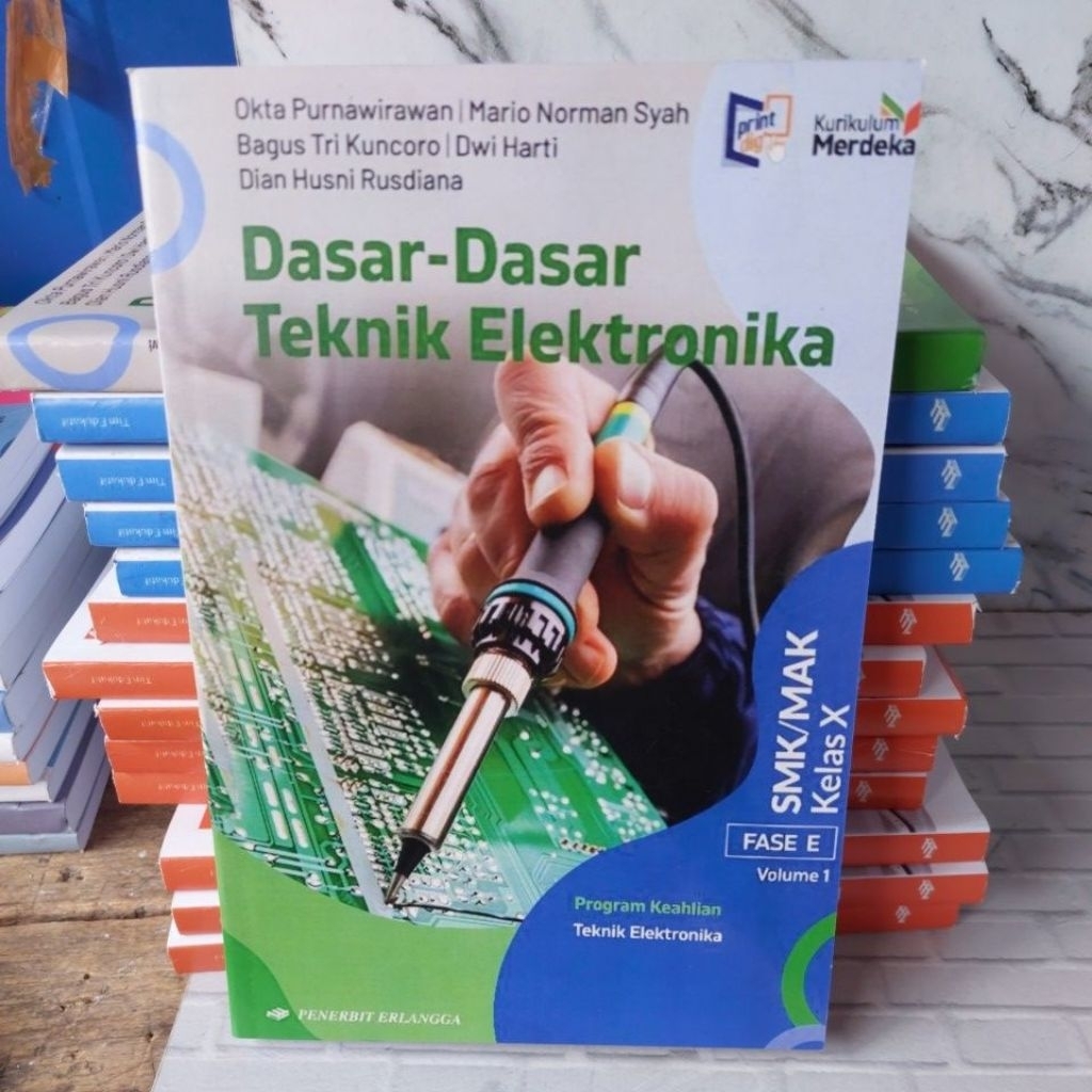 buku baru dasar-dasar teknik elektronika SMK kelas 10