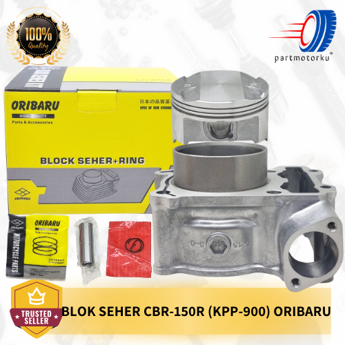 BLOK SEHER KOMPLIT BLOK BORING BLOCK SEHER CYLINDER KIT BLOK SET CBR 150R CBR-150R ( KPP-900 ) ORIBA