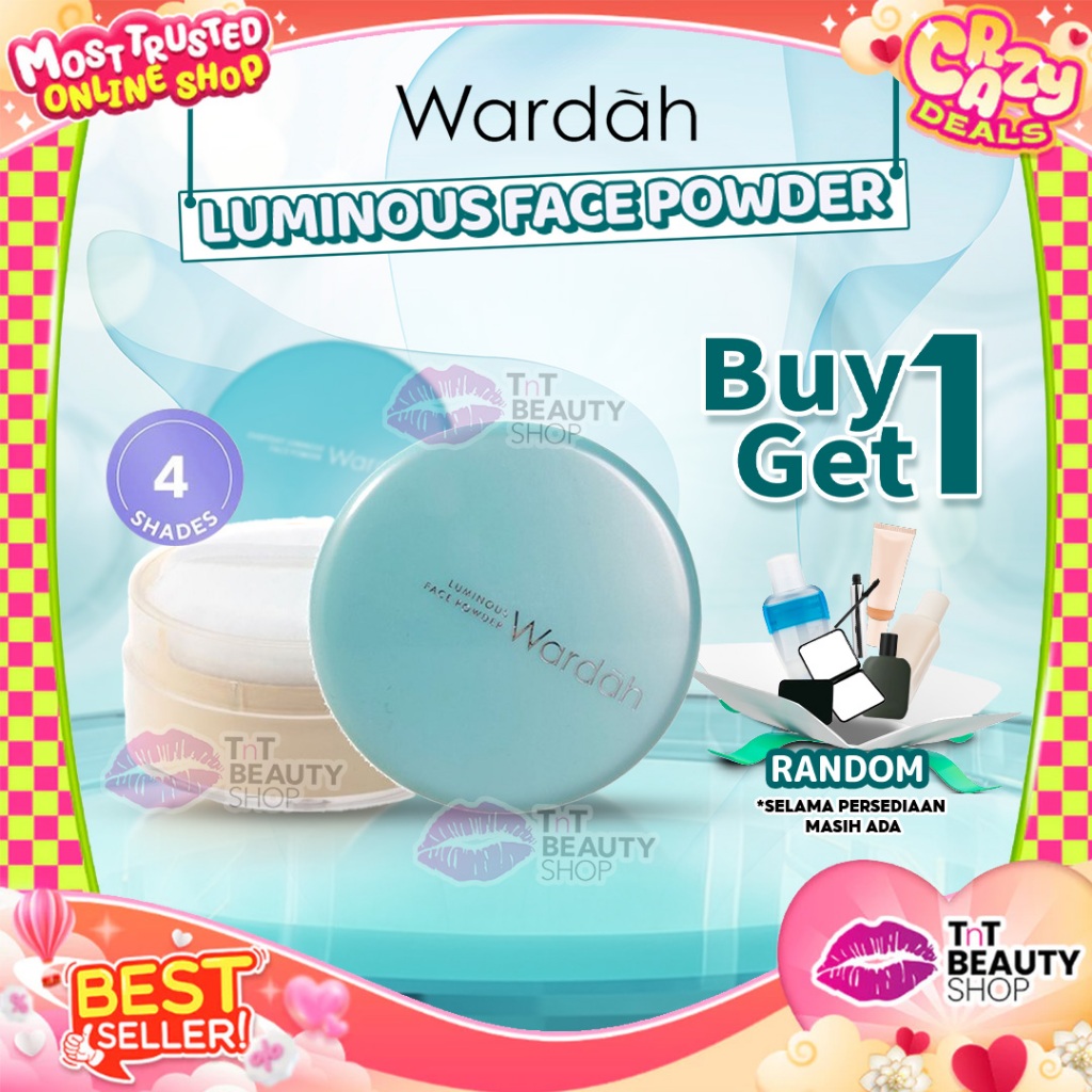 Wardah Everyday Luminous Face Powder 30gr | Loose Powder | Bedak Tabur | Tnt Beauty Shop