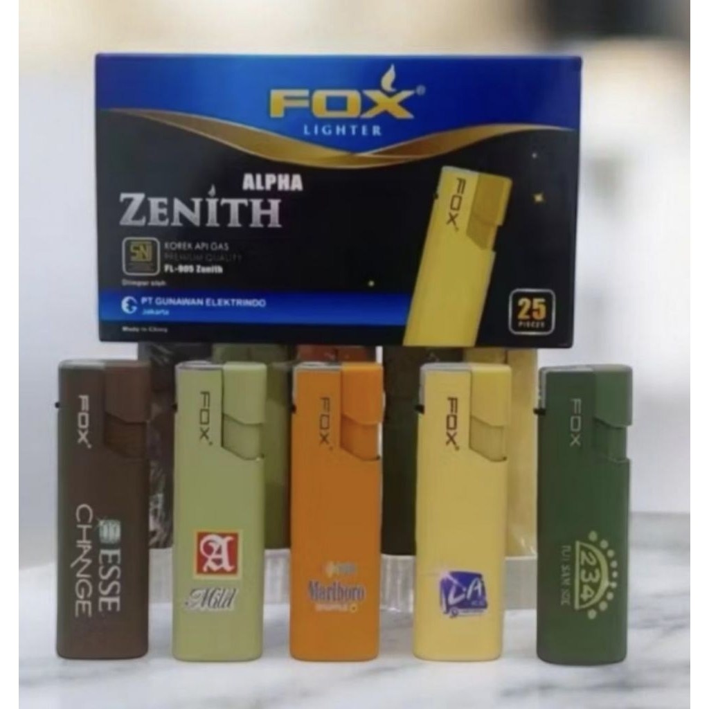 korek api bara fox zenith alpha