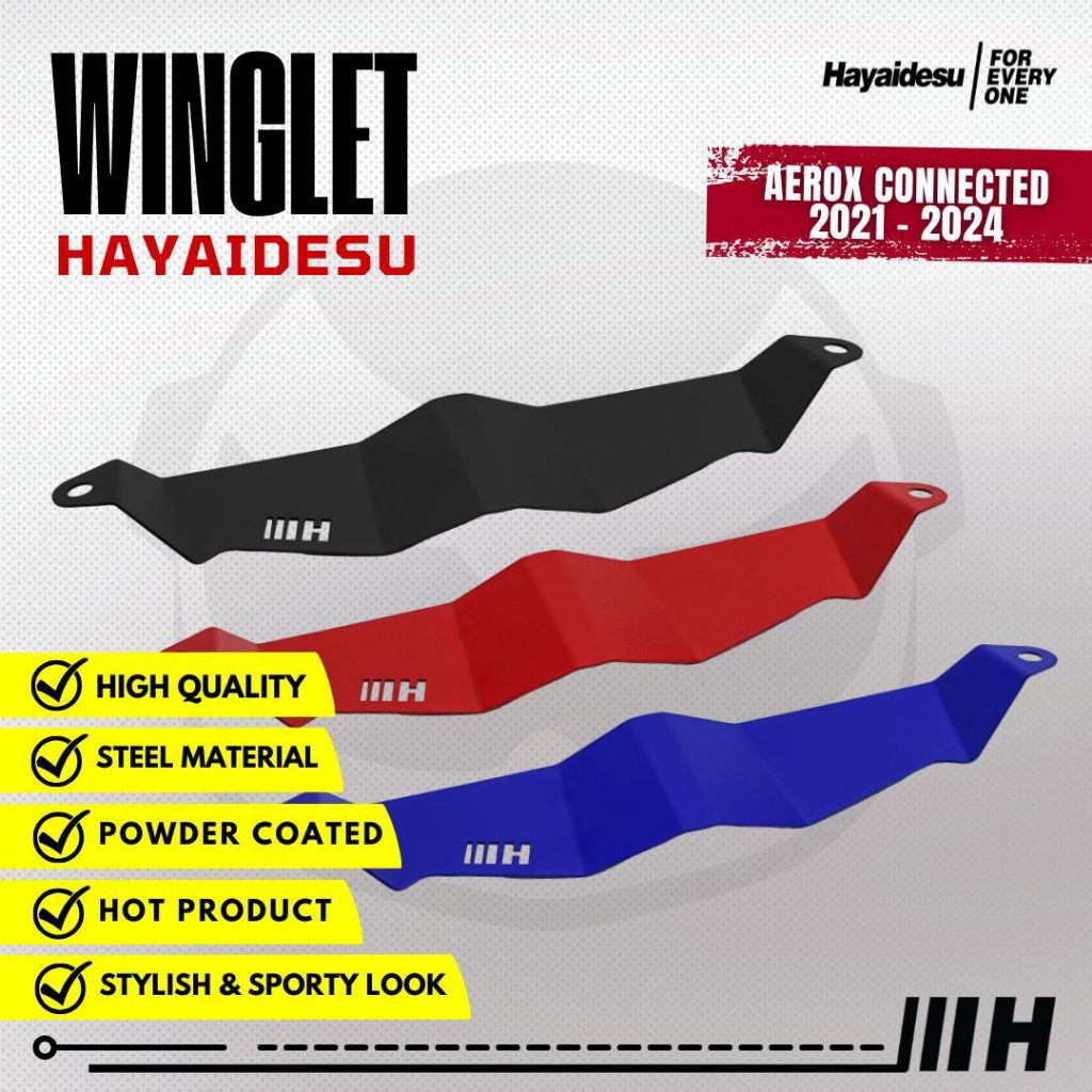 HAYAIDESU WINGLET BAWAH AEROX CONNECTED