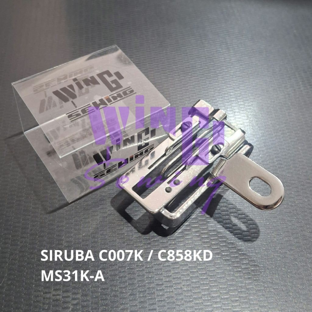 MS31K SIRUBA C007K Jalur Benang Set Looper Mesin Jahit Overdeck Kam MS31K-A