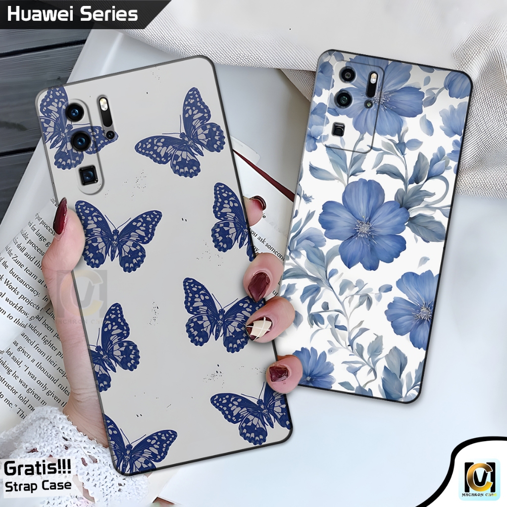 Case Hp Huawei P30 | P30 Pro | P30 Lite | P40 | P40 Pro Terbaru Motif Cute Blue - Casing Huawei P30 