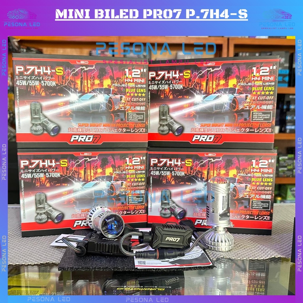 MINI BILED PRO7 PROJECTOR BILED PRO7 P.7H4-S SIMPEL CLEAN DAN PNP H4
