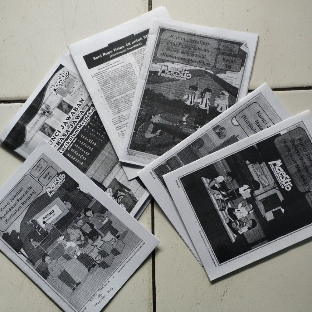 KUNCI LKS KELAS 4 MAESTRO