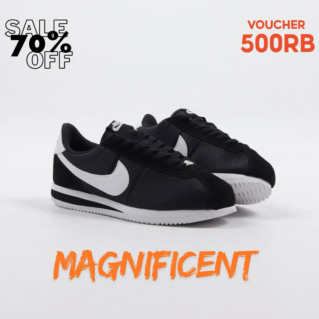 Nike Cortez Classics Nylon Black White