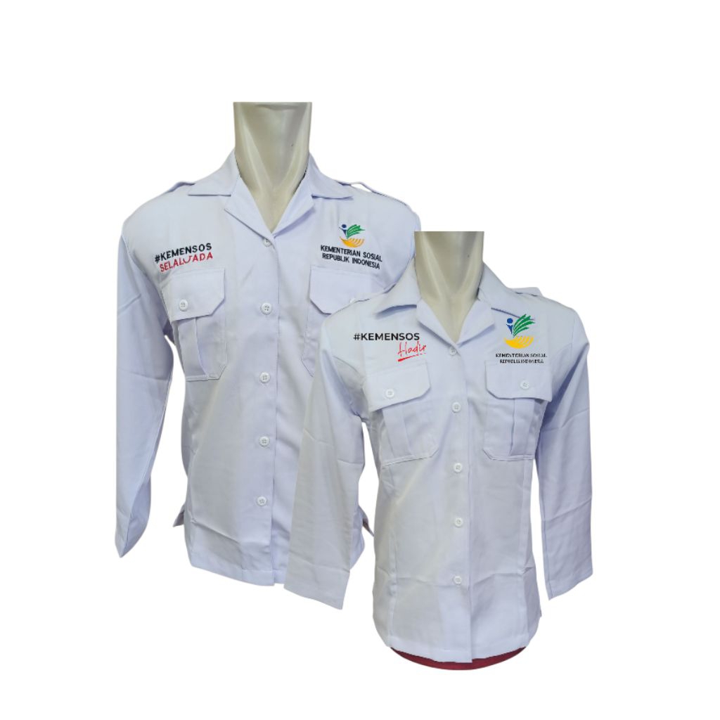 SERAGAM KEMENSOS WANITA/KEMEJA KEMENSOS WANITA/KEMEJA KEMENSOS CEWEK/SERAGAM KEMENSOS CEWEK/KEMEJA K
