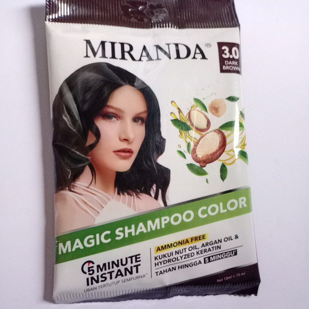 miranda magic shamooo color dark brown