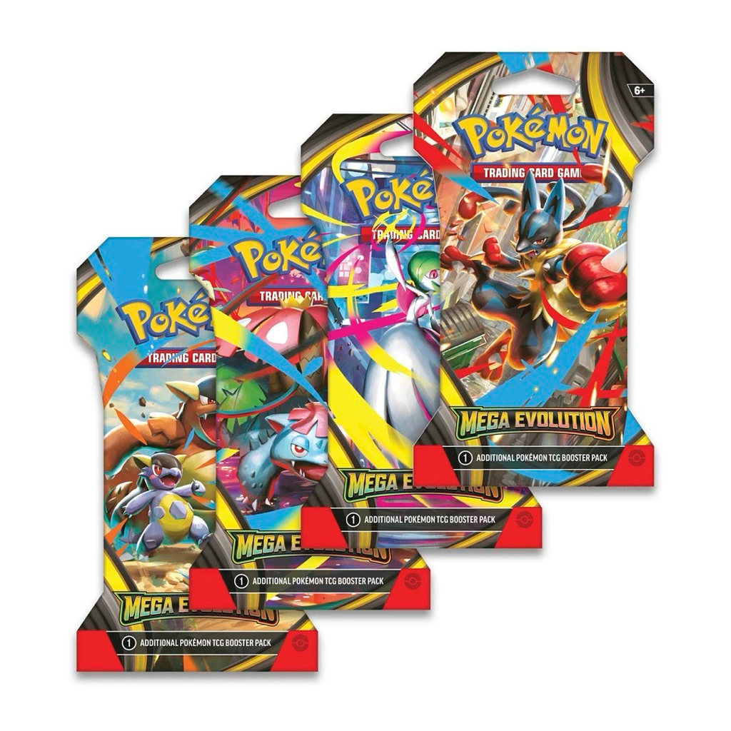 TCG Pokemon Mega Evolution Sleeve Booster - TCG POKEMON