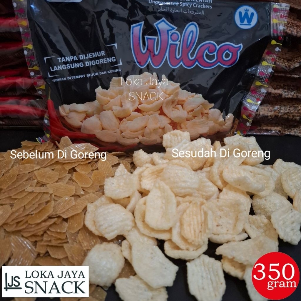Wilco Kerupuk Pedas Kemasan 350gr Tanpa Di Jemur Langsung Di Goreng by Siantar Top