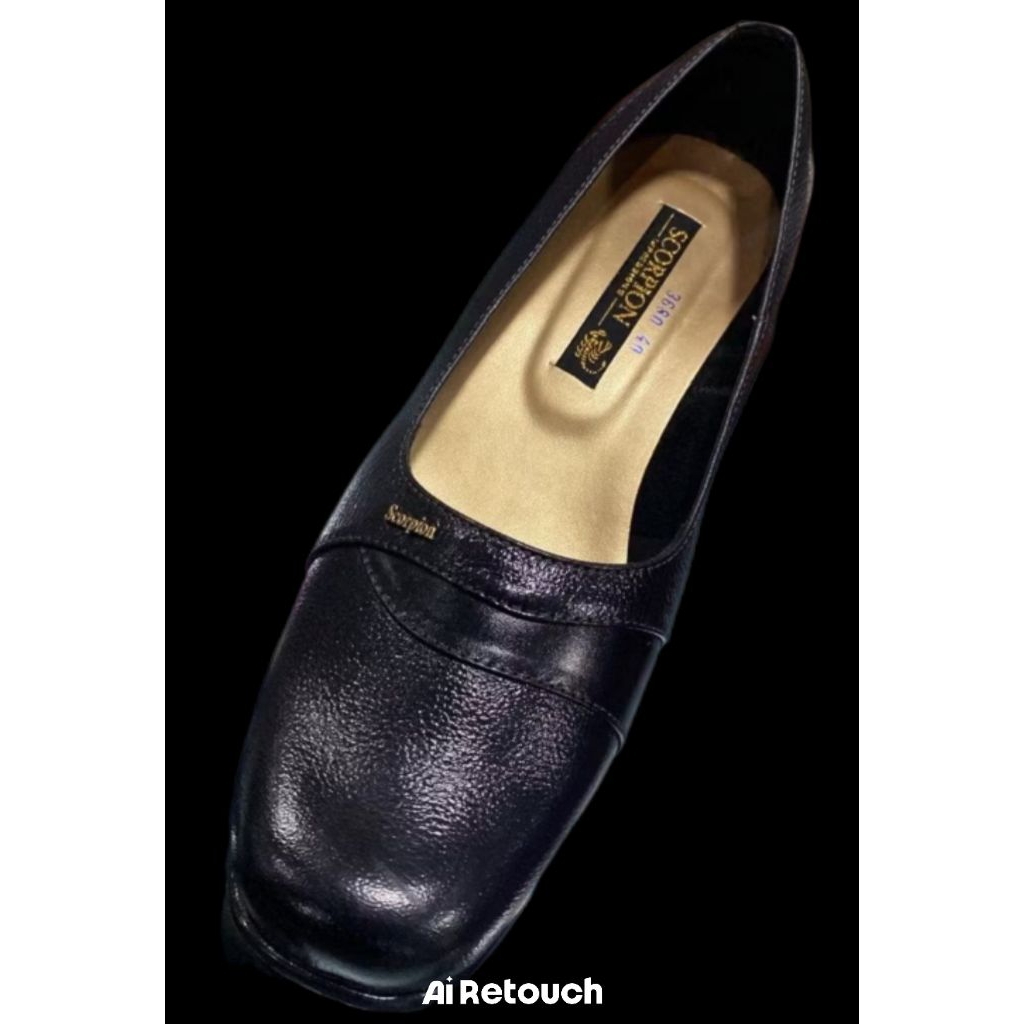 Scorpion -3680 Sepatu Kulit Pantofel Wanita Flat Shoes