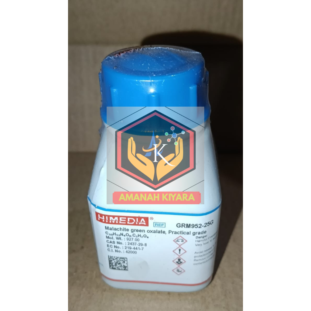 Malachite Green Oxalate , C50H52N4O8.C2H2O4 , Himedia ecer 1 gr