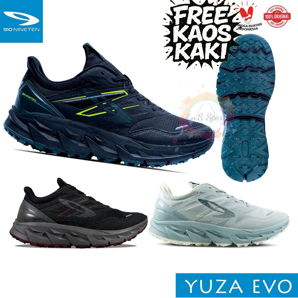 [New] Sepatu Running Trail  910 Nineten Yuza Evo Original Sepatu Trail Runing 910 Nineten Yuza Sepat