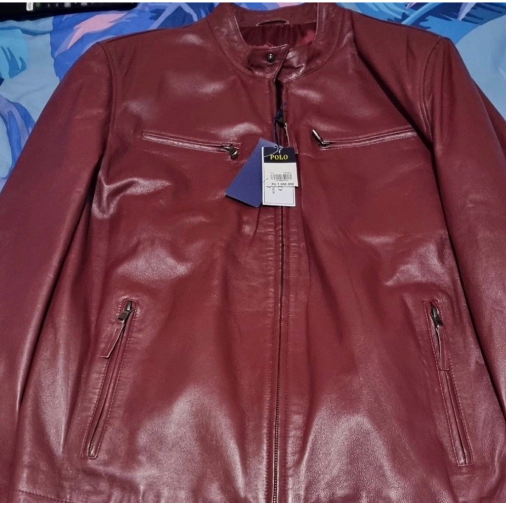 Jaket Kulit Polo Original