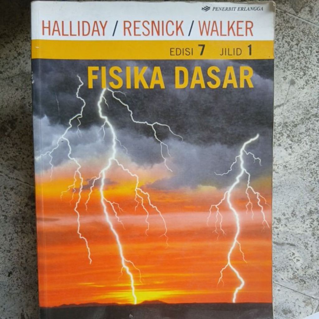 FISIKA DASAR Edisi 7 Jilid 1 HALLIDAY ORIGINAL  Erlangga