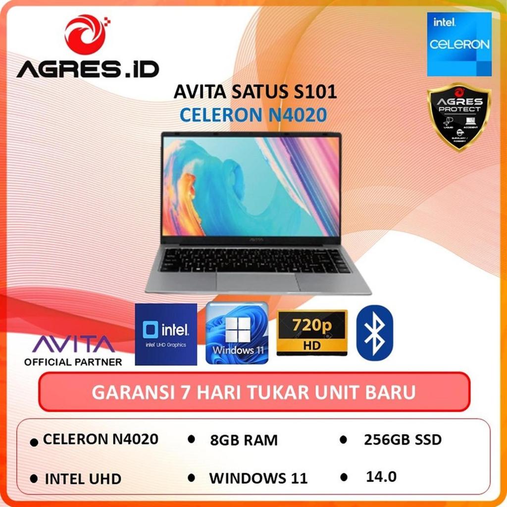 AVITA SATUS S101 N4020 8GB 256GB W11 14.0