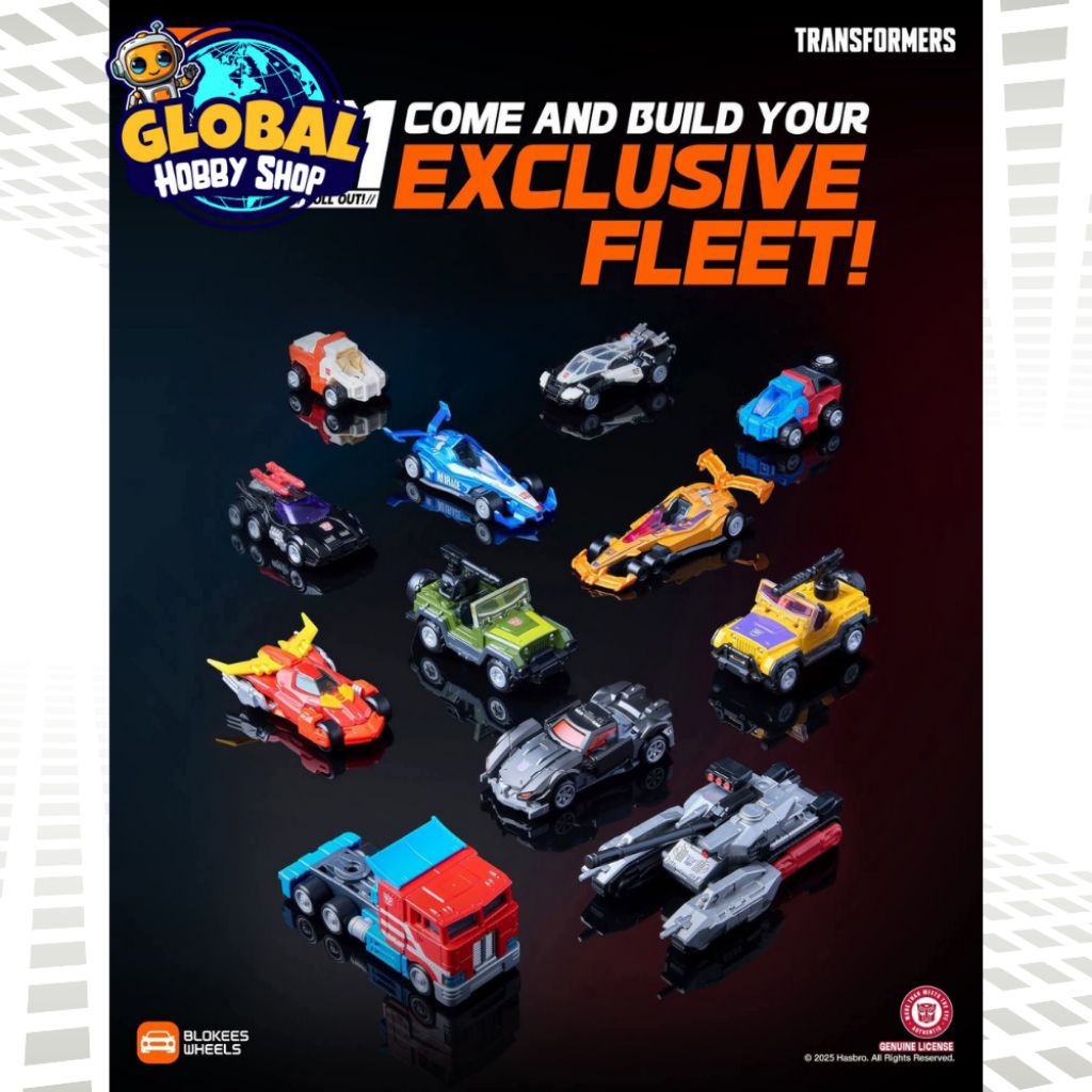 Blokees Wheel, Transformers. diecast