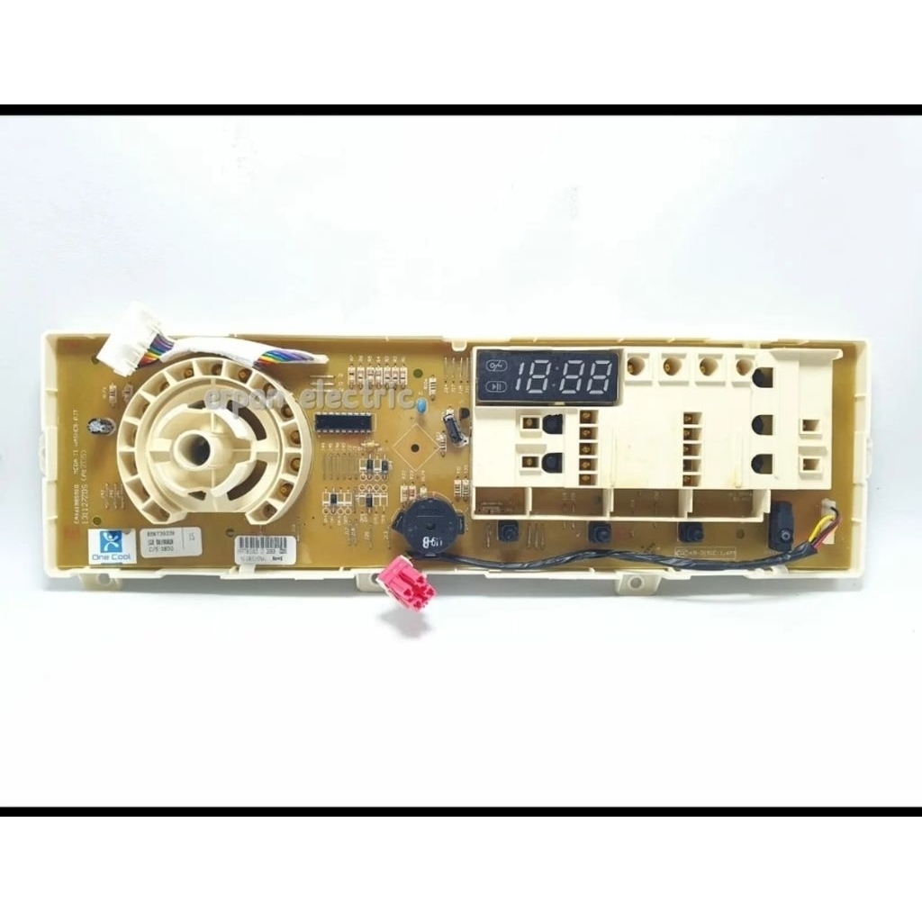 PCB PANEL TOMBOL EBR73933815 MESIN CUCI LG FRONT LOADING WD-M1060G6