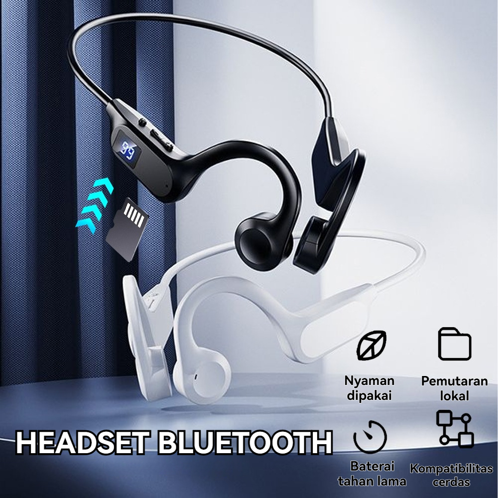 Earphone Open Wireless For Bone Conduction Sport Bluetooth Ear