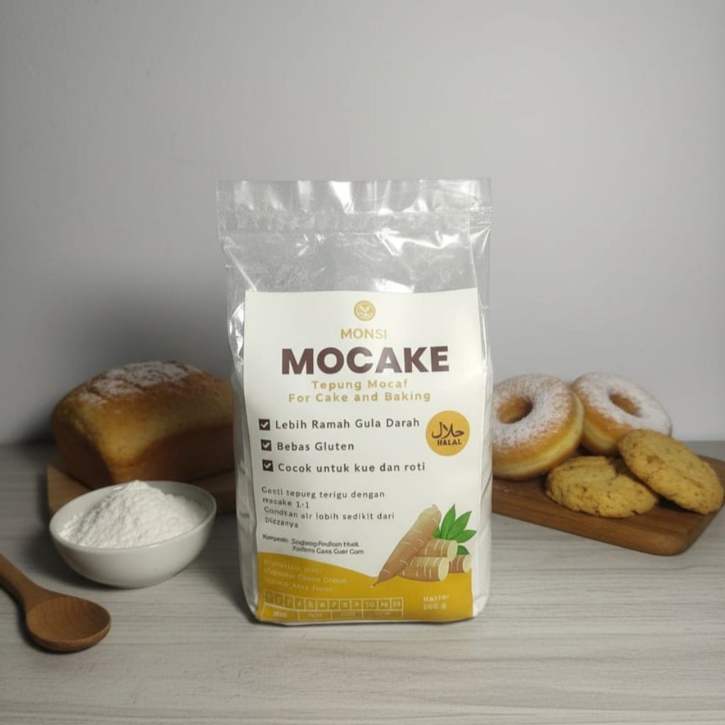Tepung Mocaf Premium untuk Cake/Kue | MOCAKE | Gluten Free | Baking