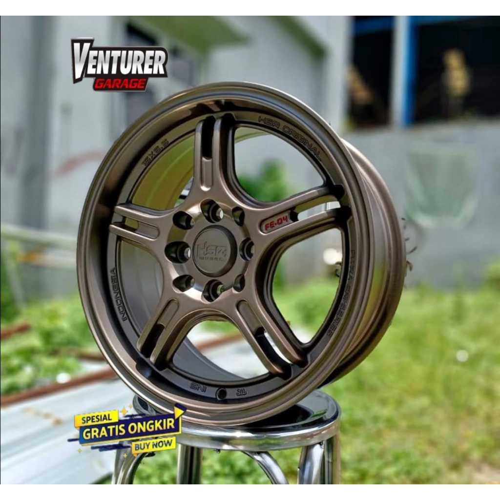 velg racing brio agya calya swift ring 15 type hsr fe04 ring 15 bronze