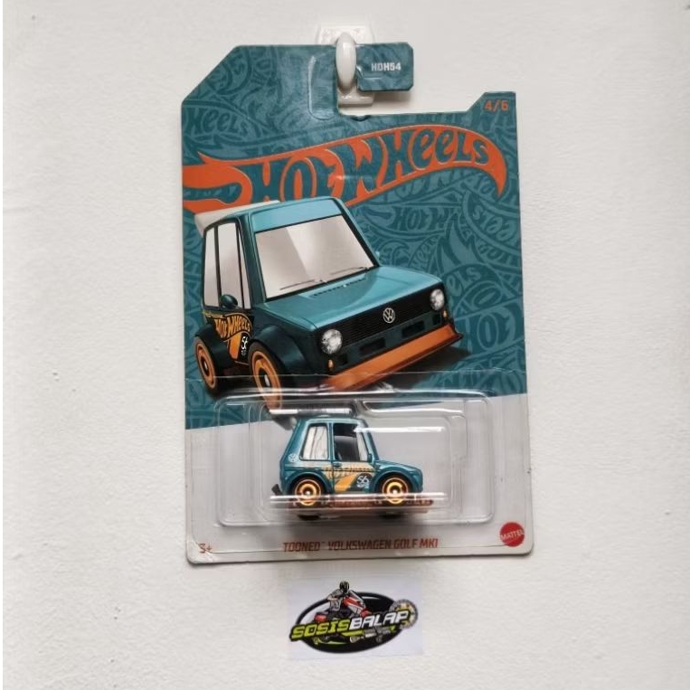 HOTWHEELS 56TH ANNIVERSARY - TOONED VW GOLF MK1