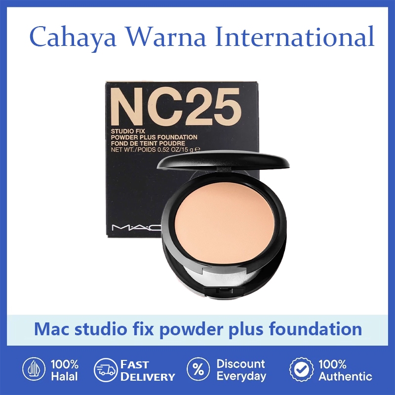 MAC Compact Studio Fix Powder Plus Foundation 15g/Bedak Padat/Bedak Mac
