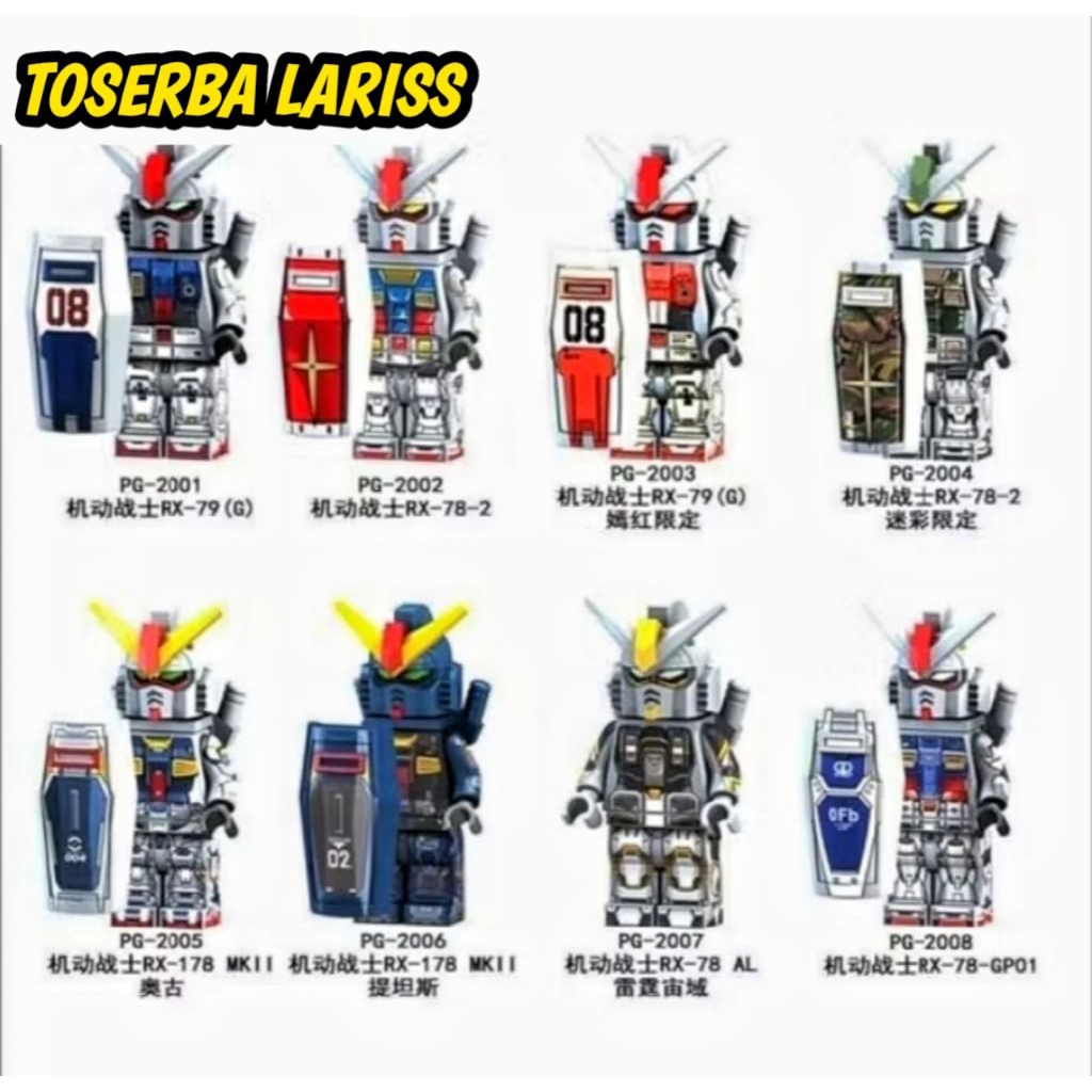 MAINAN L3GO ROBOT GUNDAM / MAINAN EDUKASI ROBOT GUNDAM / MAINAN FIGURE GUNDAM