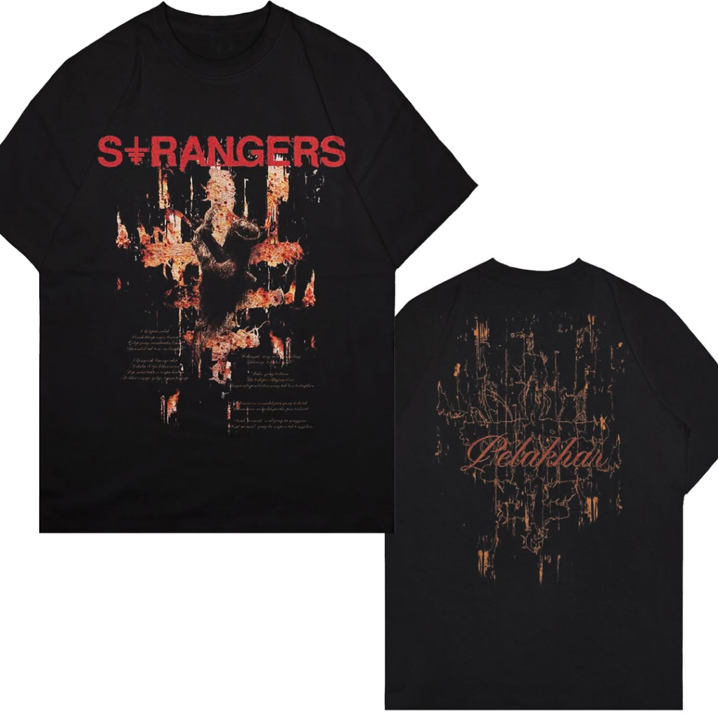 Kaos Strangers Pelakhar Tshirt 100% Cotton Realpic || Size S M L XL XXL 3XL 4XL || DISTRO TSHIRT || 