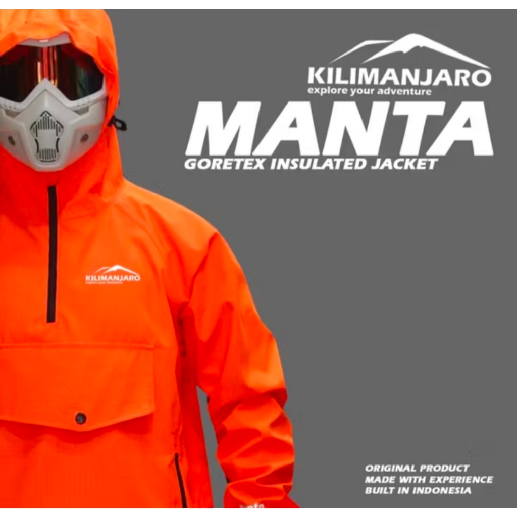 Jaket Anorak Goretex Kilimanjaro Manta 3 Layer Waterproof - Jaket Goretex Kilimanjaro