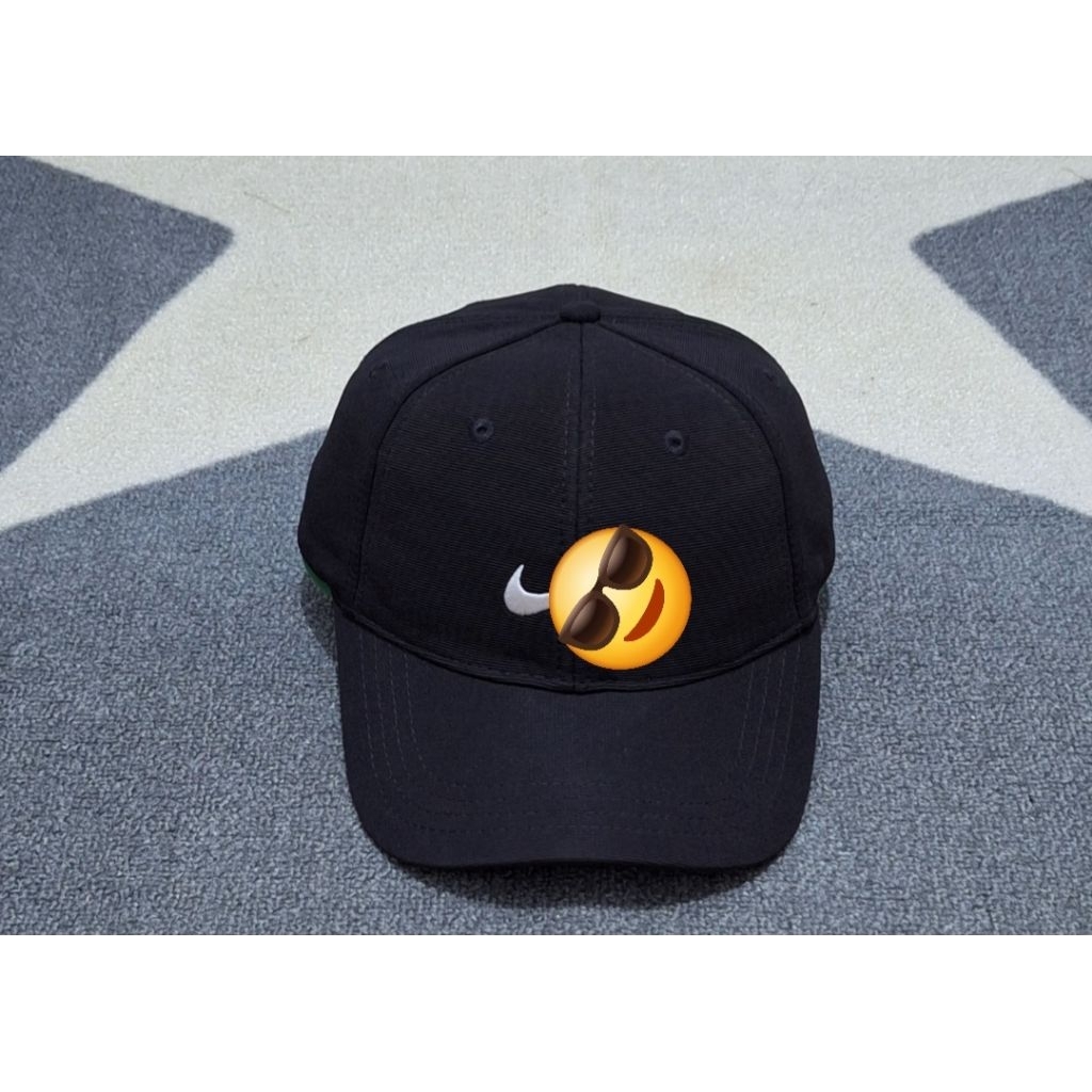 topi golf hitam velcro original bekas preloved