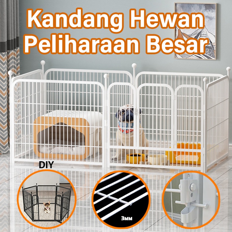 Pagar anjing serbaguna Kandang Anjing Diy Kandang Kucing Besar Pagar Anjing Rumah Anjing Besar Outdo